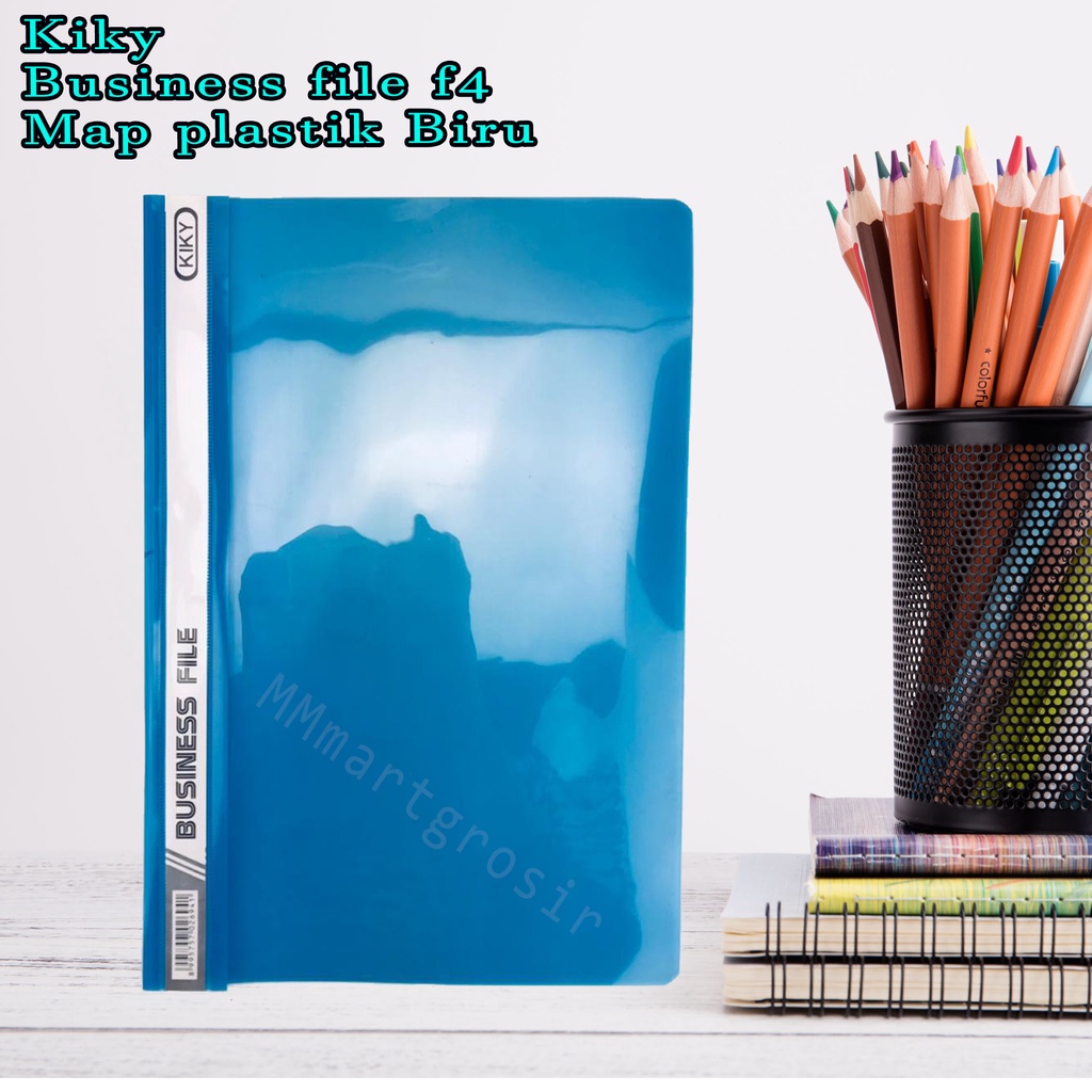 

Kiky / Business file f4 / Map plastik / Biru