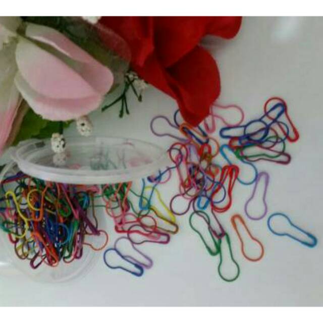 100pcs Peniti Anti Nyangkut|Jarum Bohlam Warna||Dressmakers Pins||peniti Hijab/Peniti Bohlam Warna