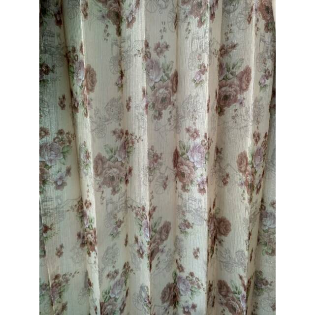 Vitrase | Dalaman Gorden Motif Shabby
