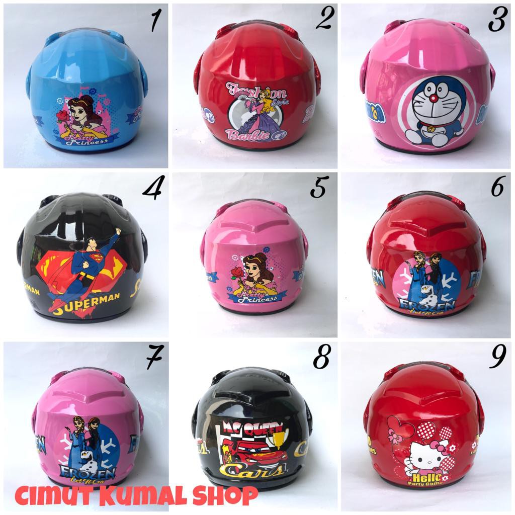 RECOMENDED TERLARIS Helm Anak SNI NTC Minion Capsul Helm Bogo