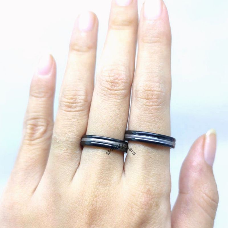 CINCIN SELIR HITAM MINI (TITANIUM)