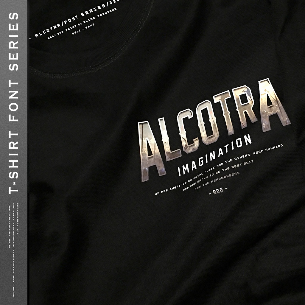 TS ALCO WAR // T-SHIRT ALCOTRA WAR FONT