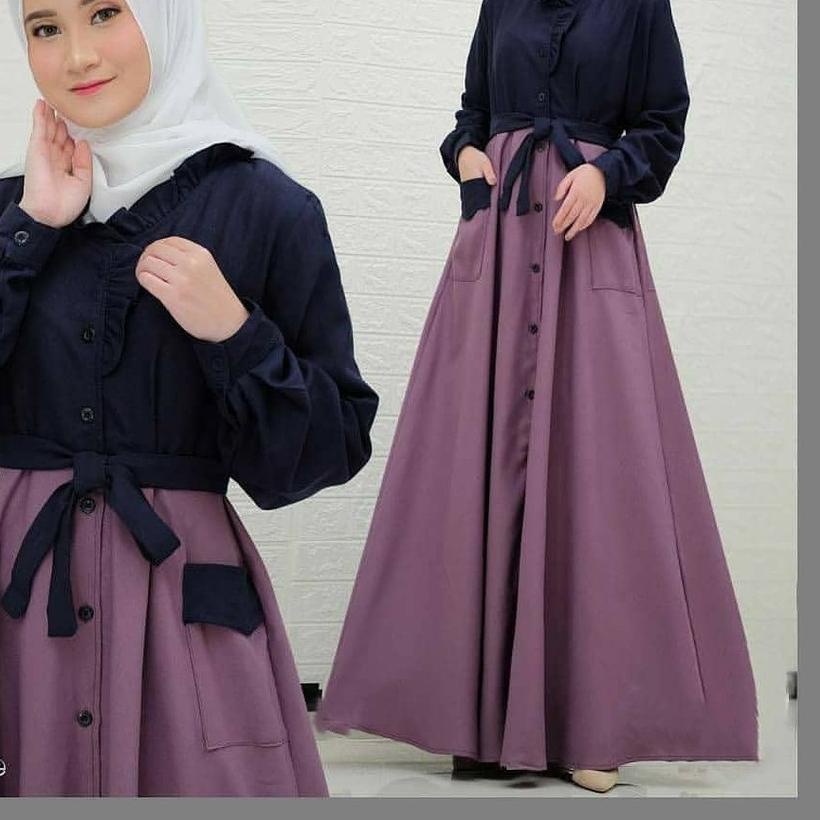 ♤ Toko Gamis Original Ateefa Maxy Bahan Moscrepe Pusat Gamis Muslimah Remaja-Dewasa Bandung New 2021