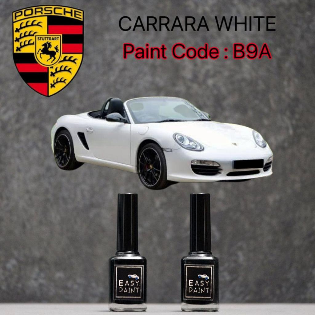 Cat Oles Mobil Carrara White B9A Porsche Putih Solid 15ml