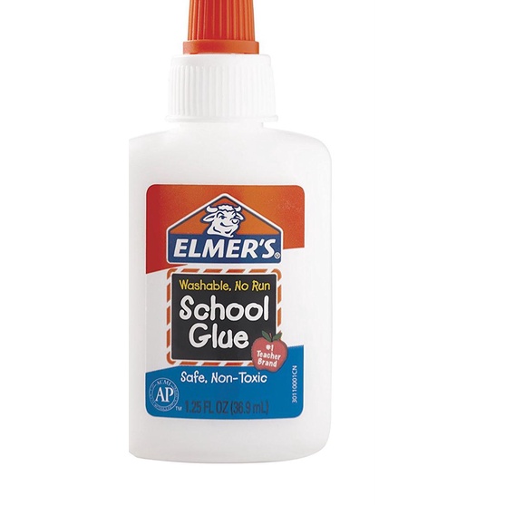 

➸ Elmer's Washable White School Glue 1.25 fl oz / 36.9ml ✻