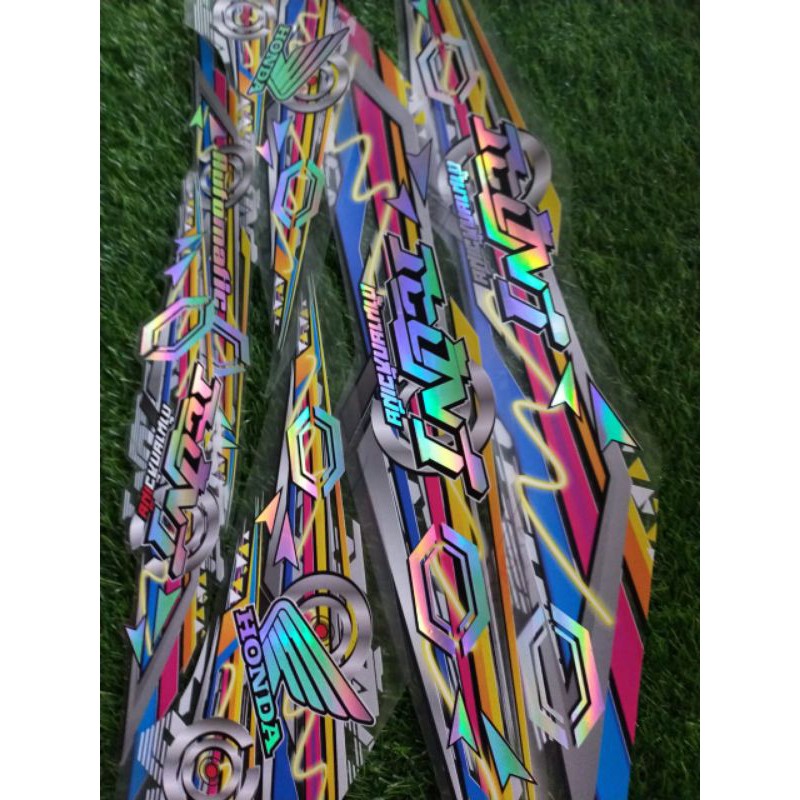 Striping beat esp 2017-2019 transparan hologram