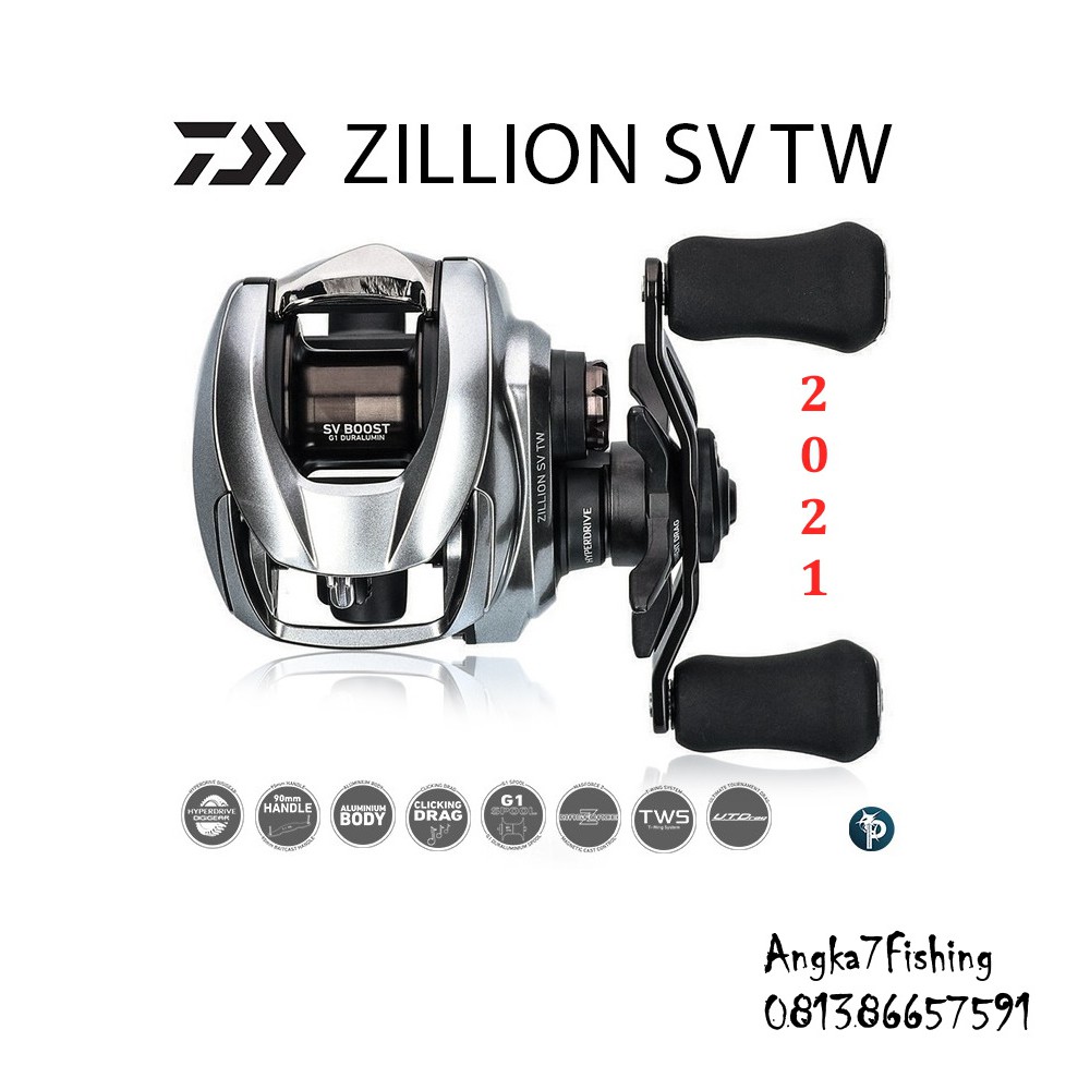 Jual Reel Baitcast Daiwa Zillion SV TW 1000 Model 2021 Japan