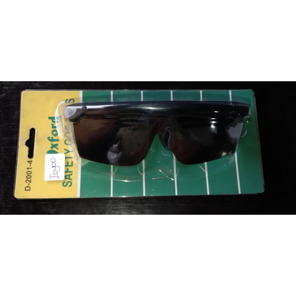 KACAMATA LAS/KACAMATA HITAM OXFORD/SAFETY GOGGLES/KACAMATA LAS SEGI