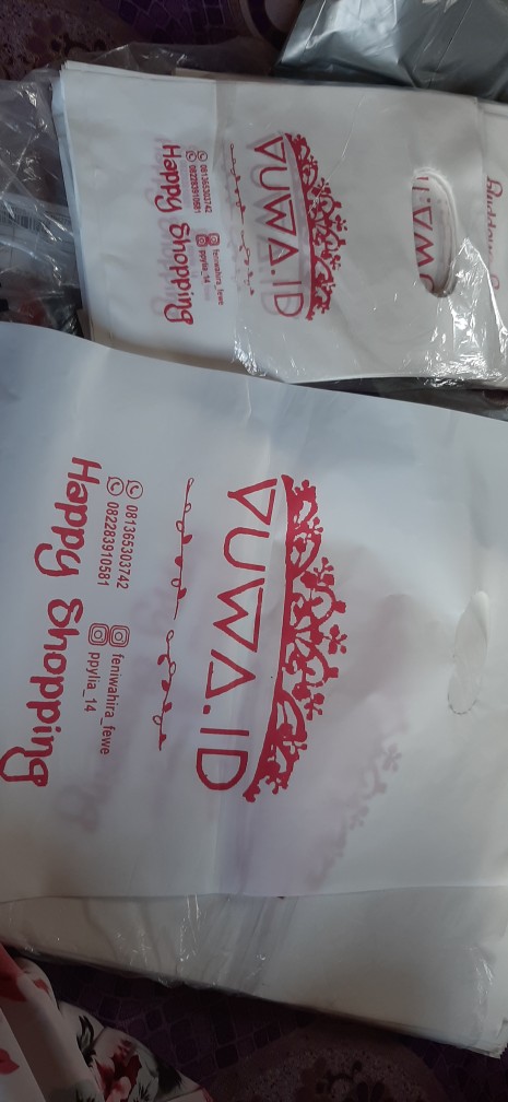 Plastik Sablon Hd Plong Ukuran 25x35 Isi 100 Pcs Free Desain