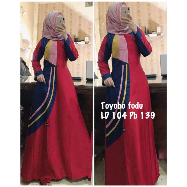 Gamis inayah / gamis toyobo / gamis replica / esme / tuneeca / ninos / dannis