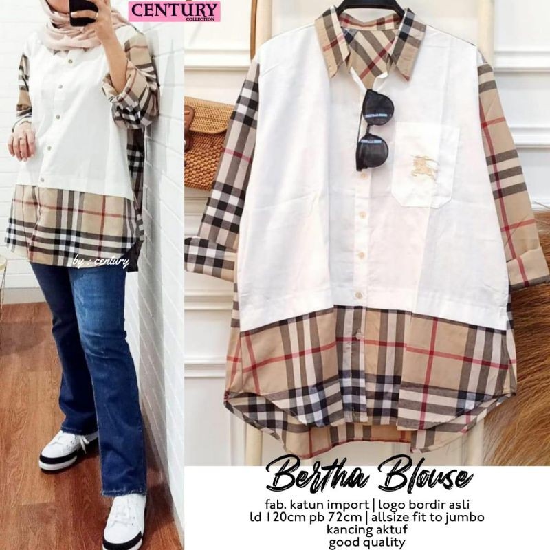 BERTHA BLOUSE KATUN IMPORT BY CENTURY COLLECTION