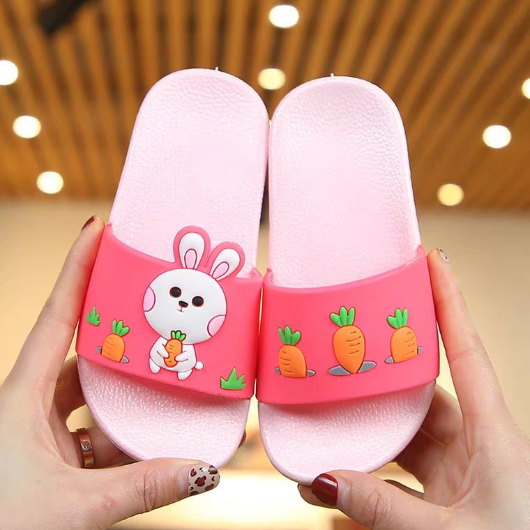 LittleAaron Sandal Anak BUNNYCARROT Sandal Anak Selop Karet Import Berkualitas 1-8  Sport Termurah Sendal Bayi Anak Cewek Cowok