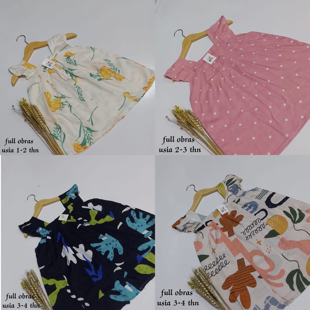 Grosir daster anak PERKODI, Paket usaha daster anak usia 1-4 tahun