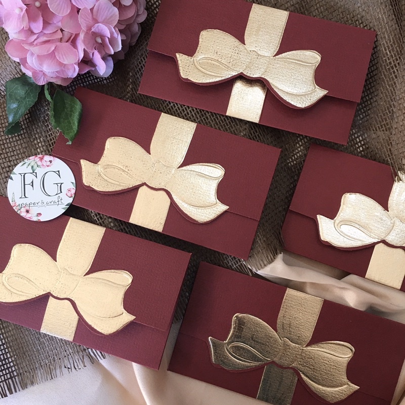 

Amplop Uang 5pcs, Angpau Gold Ribbon 9x16.5cm by fgpaper