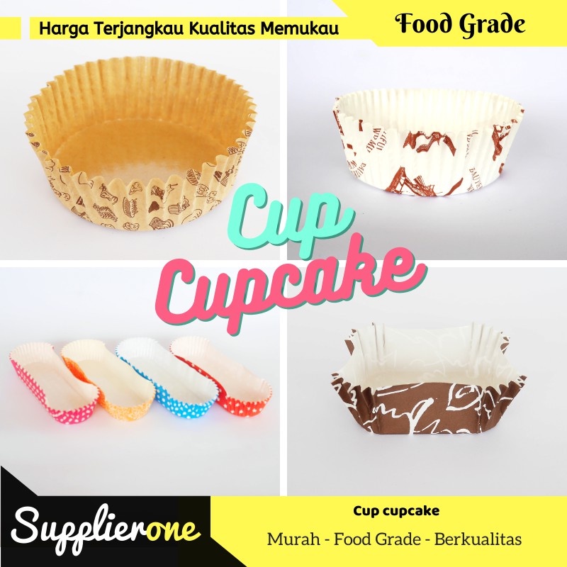 Cup Muffin / Cup Cupcake / Wadah Muffin / Alas Kue / Cetakan Kue / Tempat Kue / Kertas Muffin