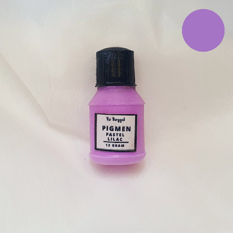 PIGMEN 12gr MINI PASTEL LILAC Ungu Macaron Kecil Pewarna Sablon Pigment Color Slime DIY Waterbased Tie Dye Cat Warna Warni Air Cairan Liquid Paint Painting Kerajinan Prakarya Art Seni Kesenian Perlengkapan Mewarna Melukis Lukis Grosir Prakarya Malang