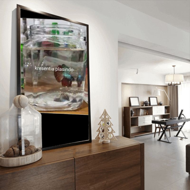 TOPLES PLASTIK 1 LITER KOTAK/TOPLES IKAN CUPANG