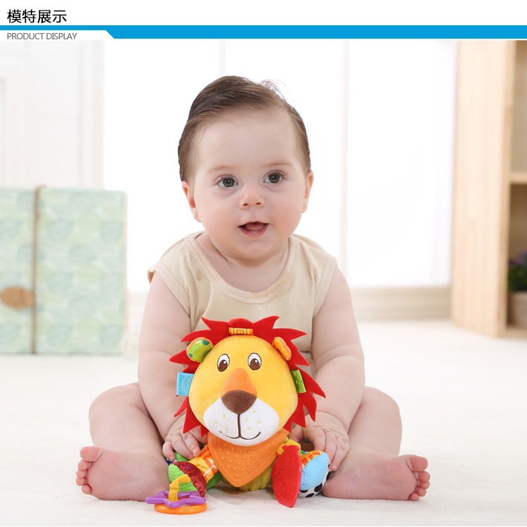 [BIG SALE] Mainan Bayi Boneka Rattle Teether Gantungan Stroller Big Hanging toys Doll Bandana Buddies