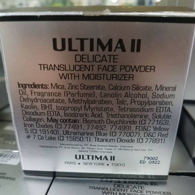 ULTIMA II Delicate Translucent Face Powder 24g