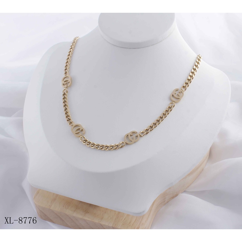 Kalung Titanium Perhiasan Fashion 8776