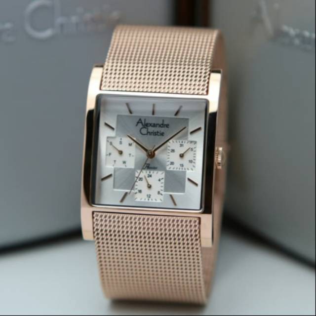 Jam wanita Alexandre christie AC2814 rosegold