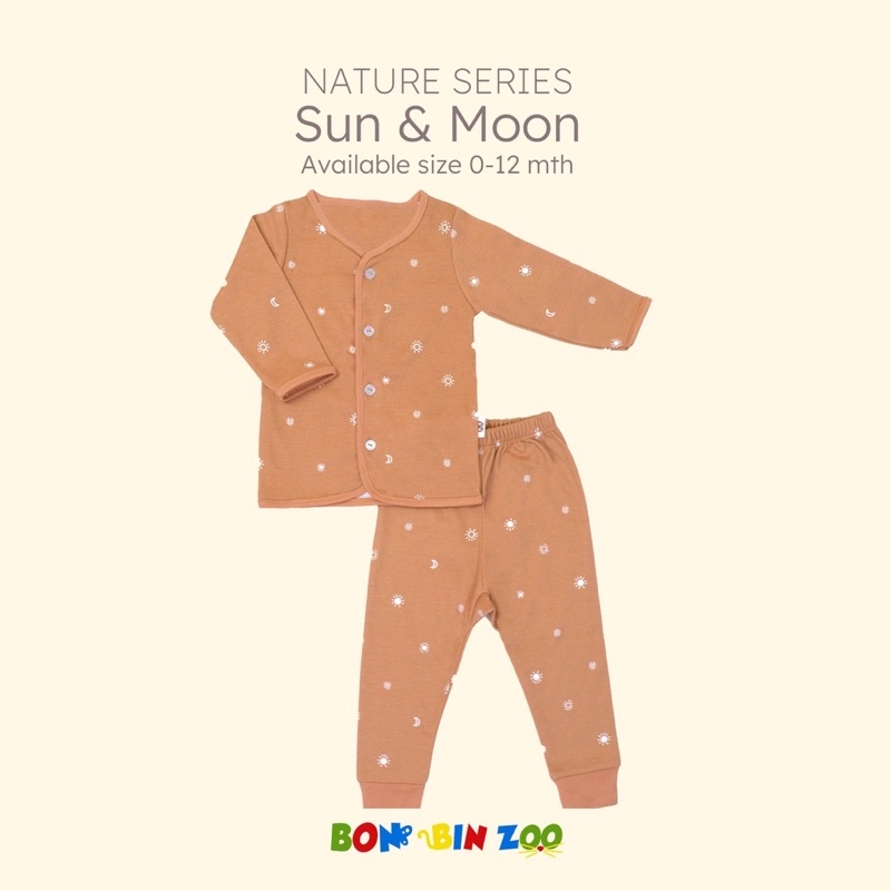 Bonbinzoo NATURE SERIES Setelan Baju Panjang Celana Panjang 0 Bulan - 3 Tahun / 0M - 3Y Baju Bayi Newborn Piyama Baby Nature Series