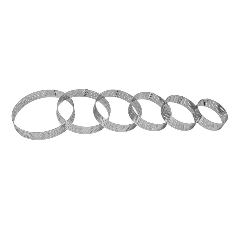 PERFORATED RING STAINLESS ISI 6 PCS