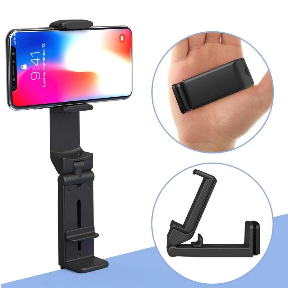 Bracket Stand Holder Handphone Universal Portable Multifungsi Bisa Dilipat / Diputar Untuk Travel