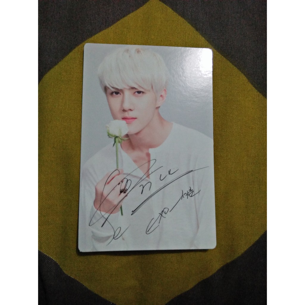 Exo Nature Republic Card  Kai / Suho / Do / Xiumin / Lay / Sehun / Luhan (official)