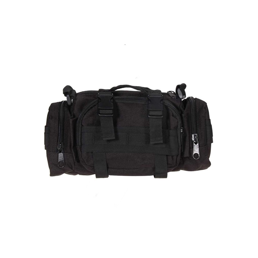 Hamlin Roger Tas Selempang Pria Army Sling Bag 6L Material Oxford Fabric ORIGINAL - Black