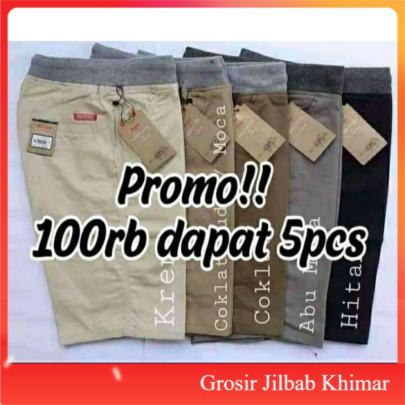 6pcs Bayar Ditempat Termurah celana chinos pendek pria kolor