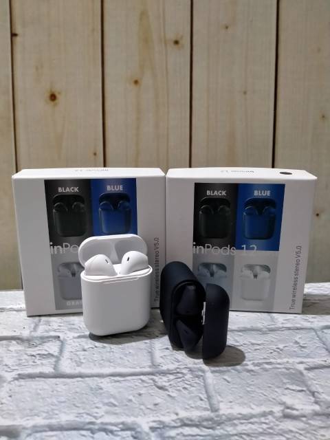 TWS Bluetooth Wireless Earphone Macaron I12 dan inpods3