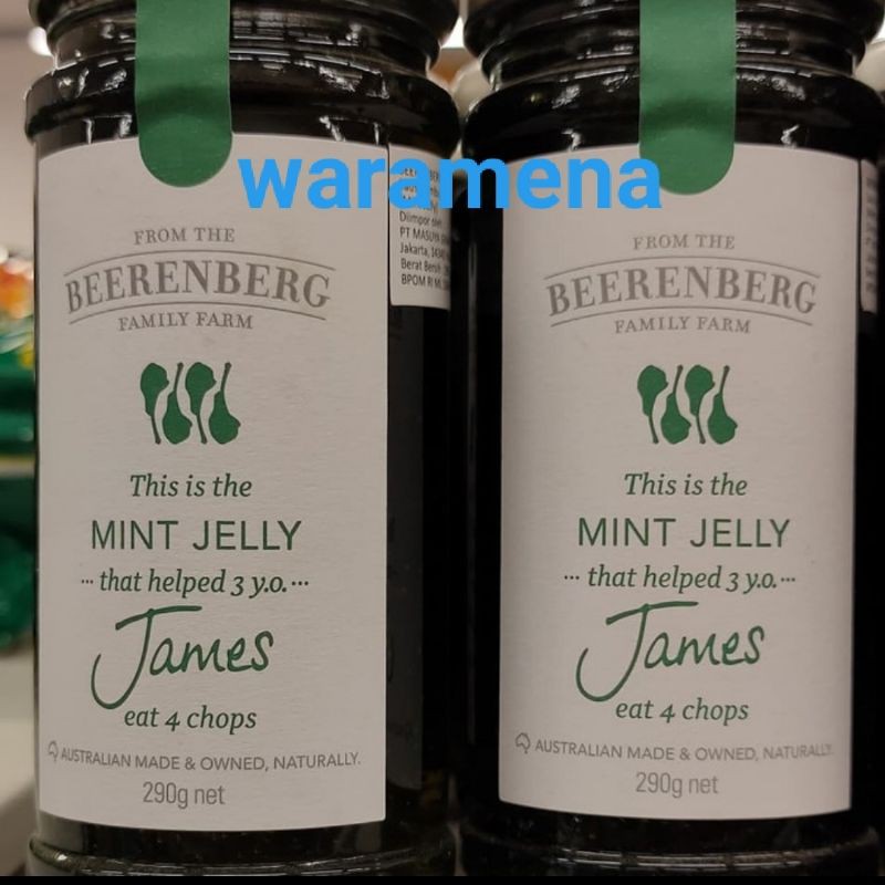 

Beerenberg Mint Jelly 290g