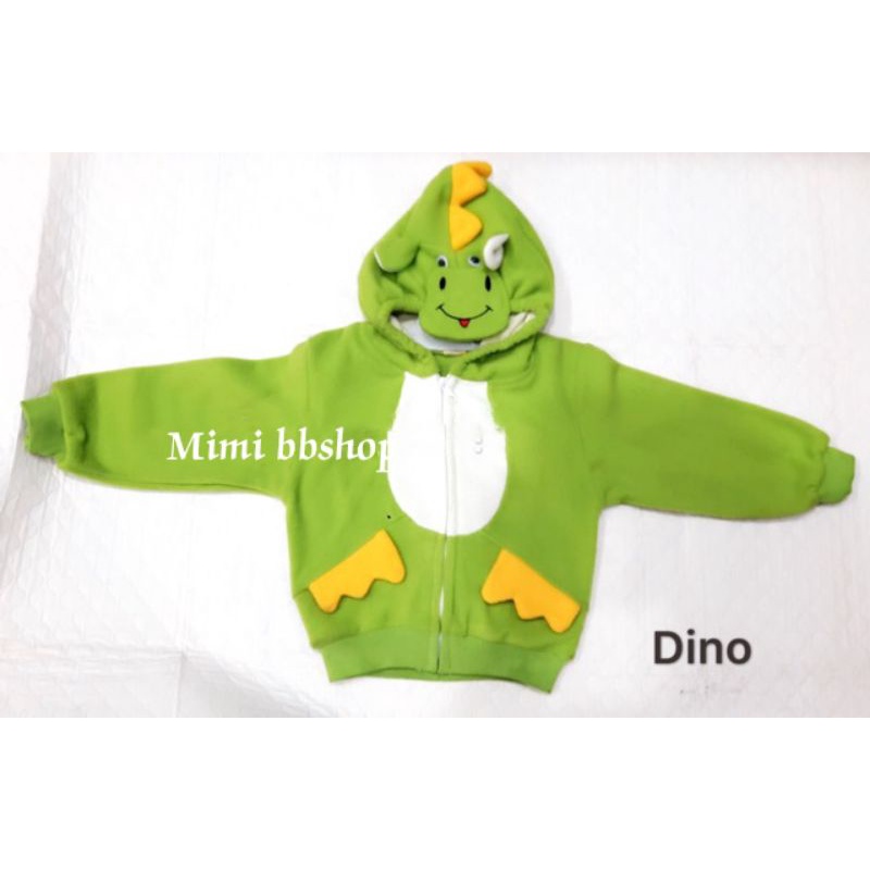 Jaket balita topi binatang 6m - 2th jaket 3 dimensi boneka lucu unisex bahan lembut