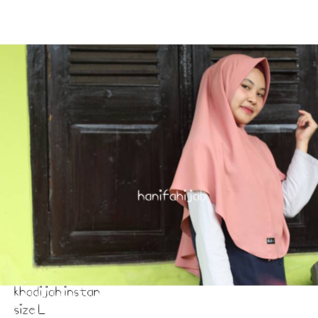Hijab khadijah instan size L