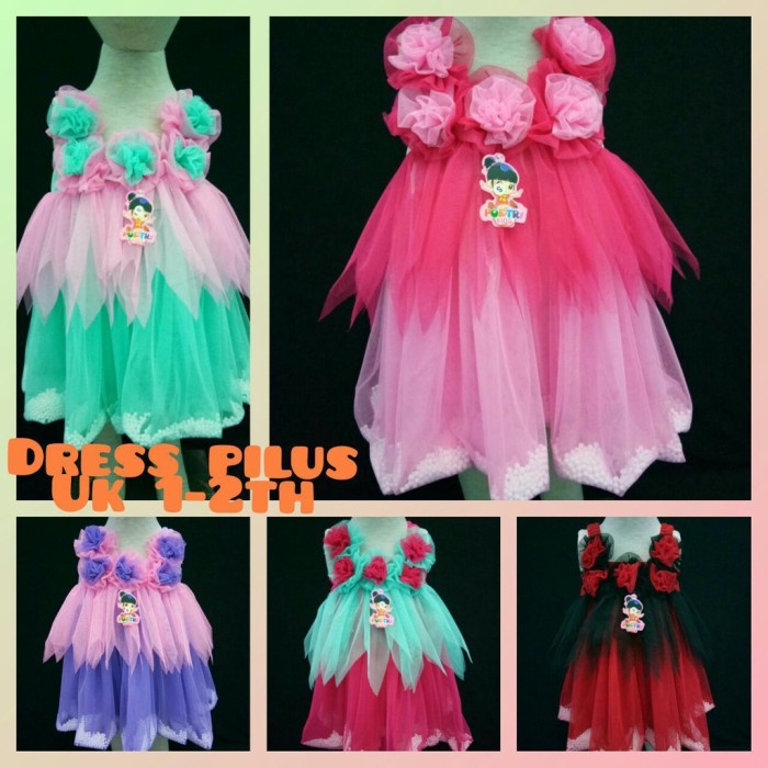 Gaun Anak - Promo Dress Anak 3 Usia Ini Tahun Ulang Anak Gaun 6 Pesta Bulan Dress