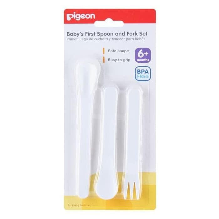 Pigeon Baby's First Spoon and Fork Set