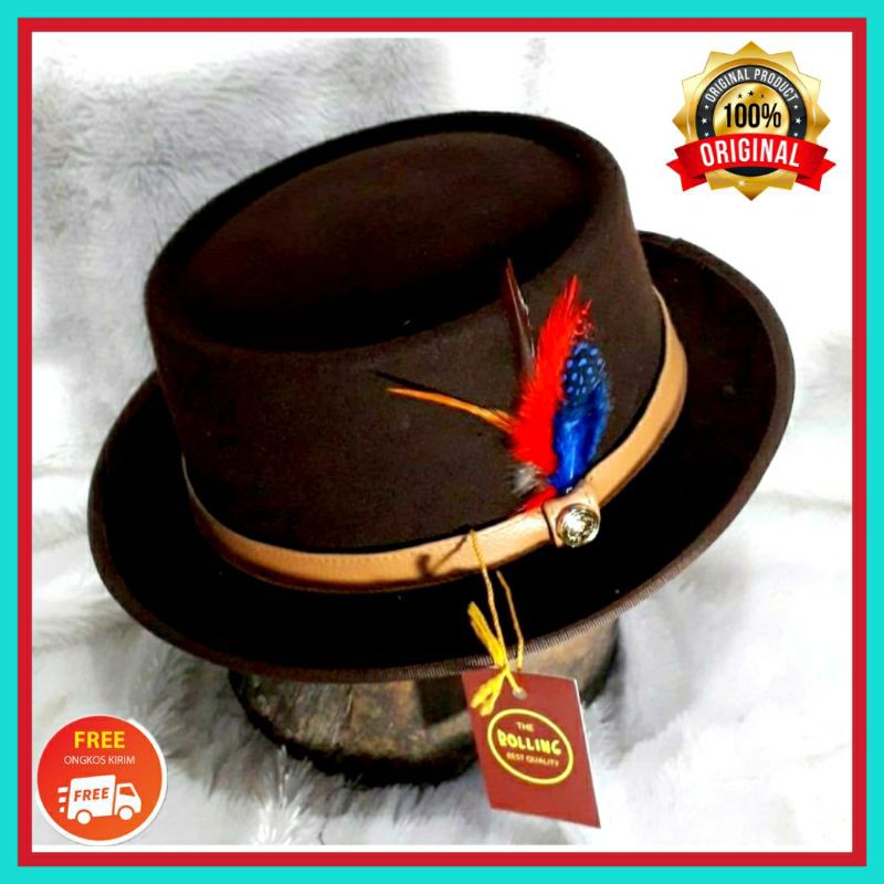 COD TOPI LAKEN ORIGINAL TOPI LAKEN FEDORA TOPI TOMPI TOMPY TRILLBY PRIA WANITA IMPORT