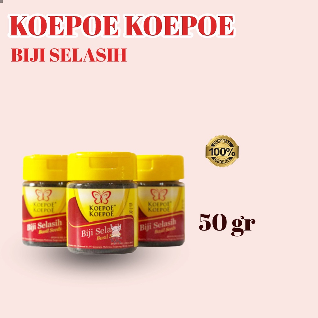 

KOEPOE KOEPOE BIJI SELASIH 50 Gram