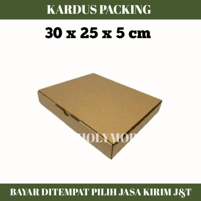 Die Cut Kardus Pizza Kardus Packing Jogja 30 x 25 x 5 UNTUK KADO/HAMPERS/GIFT BOX