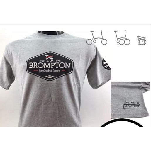 Kaos Sepeda Lipat Brompton Olahraga Bersepeda - Tshirt Brompton sepeda - Kaos Brompton - Kaos Gowes 