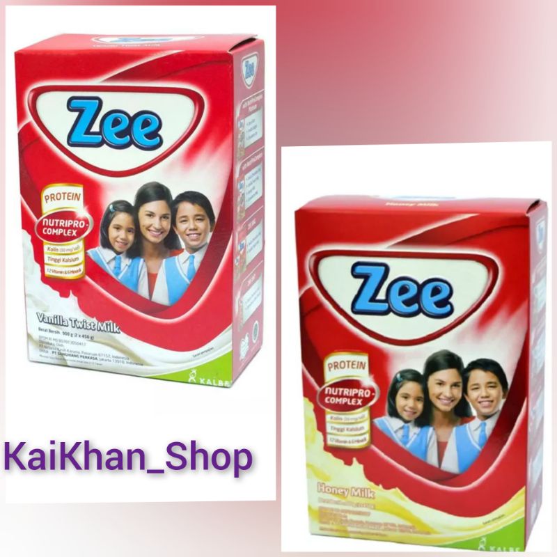 Zee Reguler Vanila | Cokelat | Madu 900gram