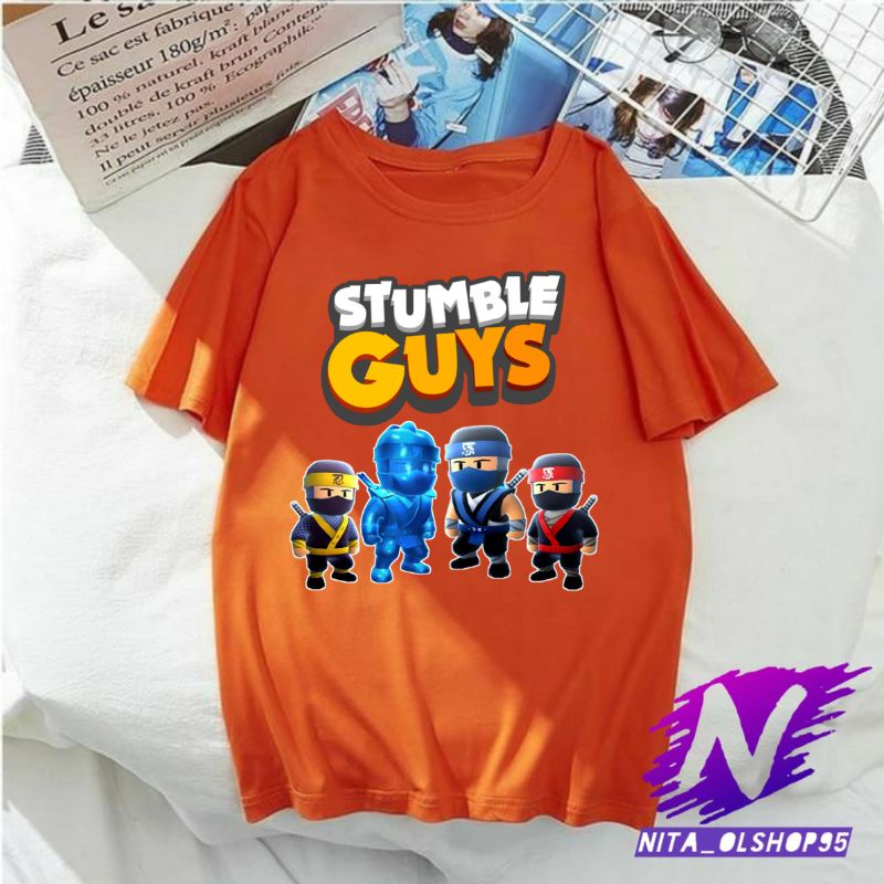 BAJU STUMBLE GUYS KAOS ANAK STUMBLE GUYS NINJA