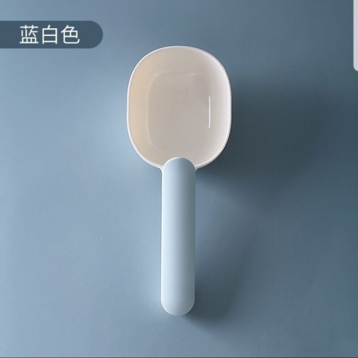 

Sendok Takar Beras Serbaguna dgn Jepitan Rice Scoop - BiruPutih1060