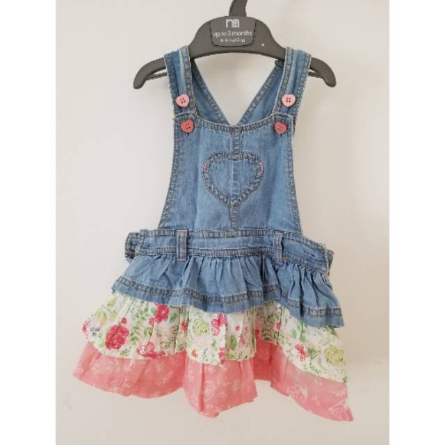 MC overall jeans bunga