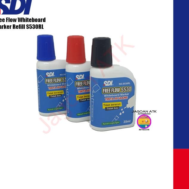 

Promo Terbatas,,, Refill Tinta Spidol Whiteboard SDI S530RL