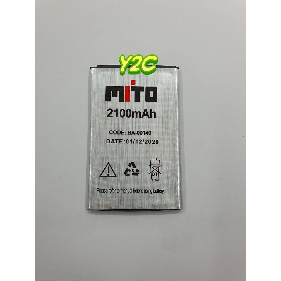 BATERAI ORIGINAL OEM MITO BA-00140 / 00140 / Z1 / BATERE / BATRE / BATRAI / BATREI / BATU