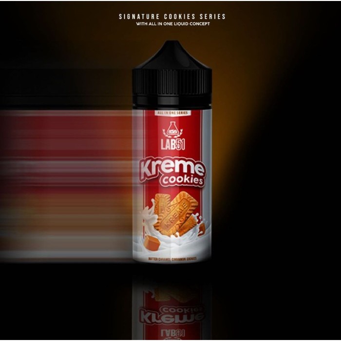 kreme cookies series 100ml 3&amp;6mg by LAB51 berpita cukai