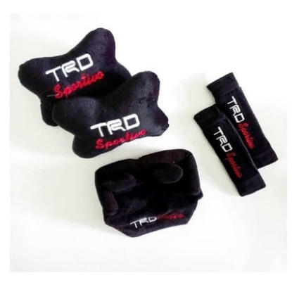 Bantal Mobil 3 in 1 Kartun Sandaran Car Set 3in1 bantalan kepala jok sarung seatbelt