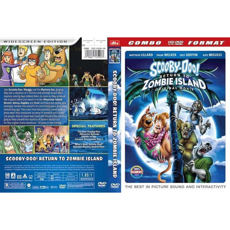 Dvd Scooby Doo Return to Zombie Island (2019)